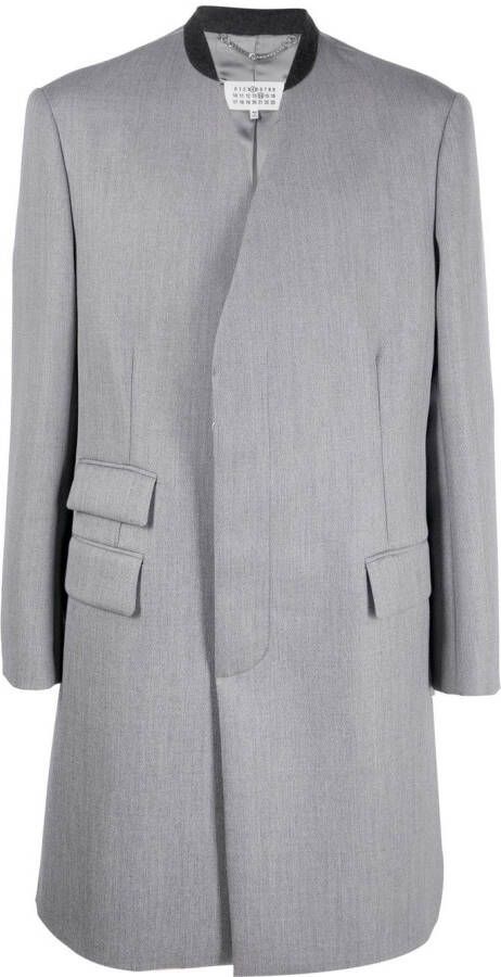 Maison Margiela Cavalry jas met dubbele rij knopen Grijs