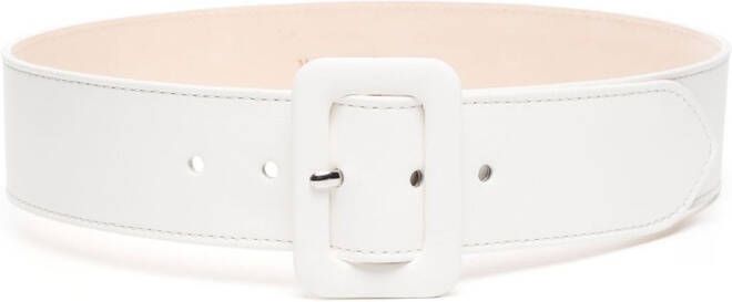Maison Margiela Leren gespriem Wit