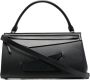 Maison Margiela Snatched leren shopper Zwart - Thumbnail 1