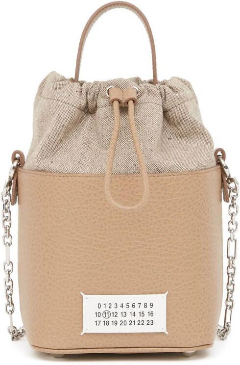 Maison Margiela 5AC kleine bucket-tas Roze