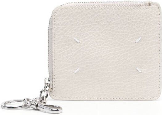 Maison Margiela Portemonnee met logoprint Beige