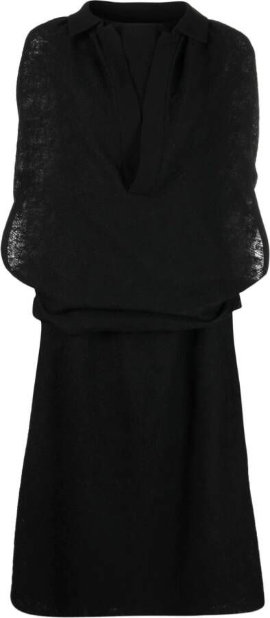 Maison Margiela Midi-jurk Zwart