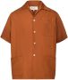 Maison Margiela Tweed overhemd met korte mouwen Oranje - Thumbnail 1
