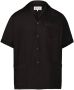 Maison Margiela Tweed overhemd met korte mouwen Zwart - Thumbnail 1
