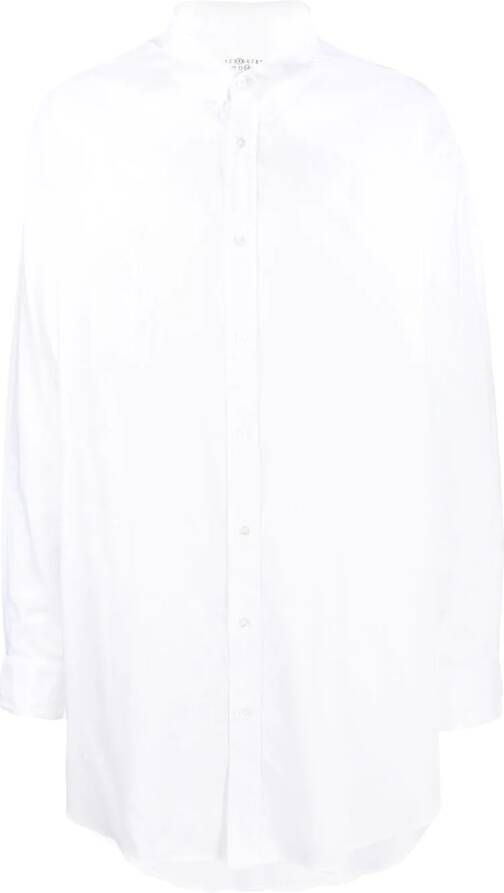 Maison Margiela Oxford shirt van biologisch katoen Wit