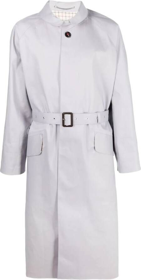 Maison Margiela Jas met ceintuur Paars