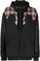 Maison Margiela x Pendleton hoodie met rits en detail Zwart - Thumbnail 1