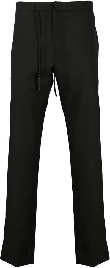 Maison Margiela Pantalon met gestikt detail Zwart