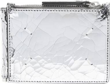 Maison Margiela Portemonnee met metallic-effect Grijs