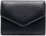 Maison Margiela Accordion leren portemonnee Zwart - Thumbnail 1