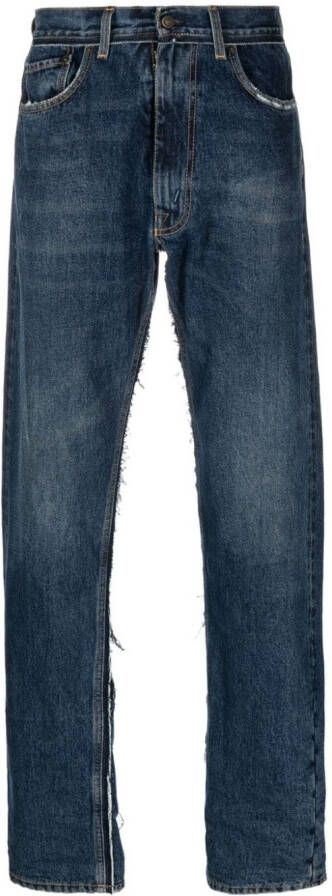Maison Margiela x Pendleton jeans met detail Blauw