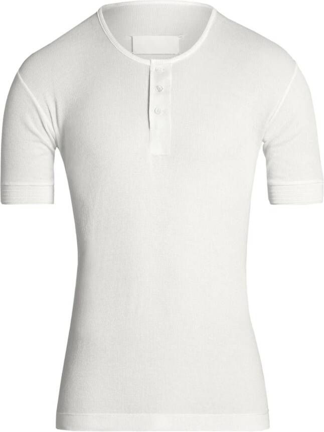 Maison Margiela T-shirt met ronde hals Wit