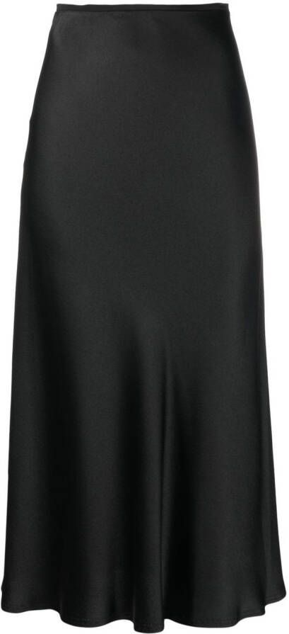 Maison Margiela Satijnen rok Zwart