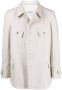Maison Margiela Shirtjack met enkele rij knopen Beige - Thumbnail 1