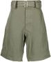 Maison Margiela Shorts met ceintuur Groen - Thumbnail 1