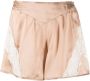 Maison Margiela Shorts met vlak van kant Beige - Thumbnail 1