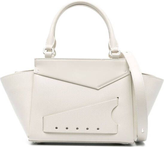 Maison Margiela Snatched leren shopper Beige