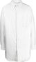 Maison Margiela Gestreept gewatteerd overhemd Wit - Thumbnail 1