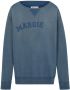 Maison Margiela Sweater met logoprint van biologisch katoen Blauw - Thumbnail 1