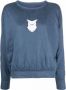Maison Margiela Sweater met print Blauw - Thumbnail 1