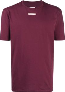 Maison Margiela T-shirt met patchdetail Rood