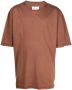 Maison Margiela Gerafeld T-shirt met ronde hals Bruin - Thumbnail 1