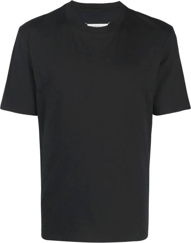 Maison Margiela T-shirt met ronde hals Zwart