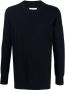 Maison Margiela Trui met logo Blauw - Thumbnail 1