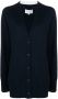Maison Margiela Vest van wolblend met V-hals Blauw - Thumbnail 1
