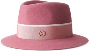 Maison Michel Vilten hoed Roze