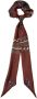 Maison Michel Camila graphic-print scrunchie Bruin - Thumbnail 1
