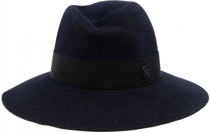 Maison Michel Fedora hoed Blauw