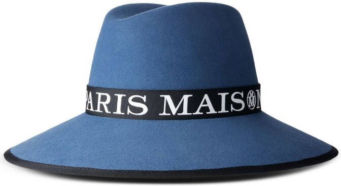 Maison Michel Fedora hoed Blauw