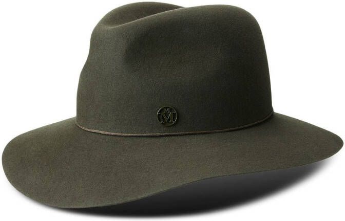 Maison Michel Fedora hoed Groen