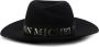 Maison Michel Fedora hoed met logoband Zwart - Thumbnail 1