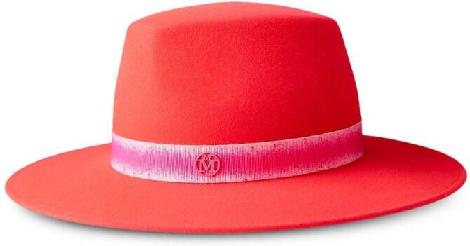 Maison Michel Fedora hoed Roze