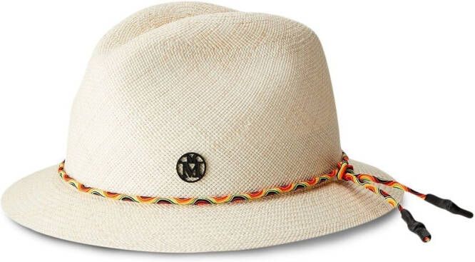 Maison Michel Fedora hoed Wit