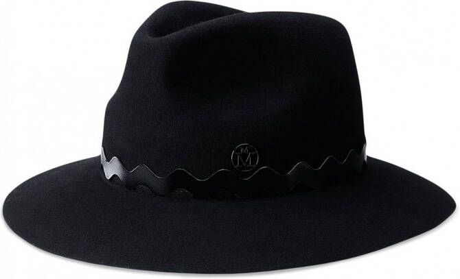 Maison Michel Fedora hoed Zwart