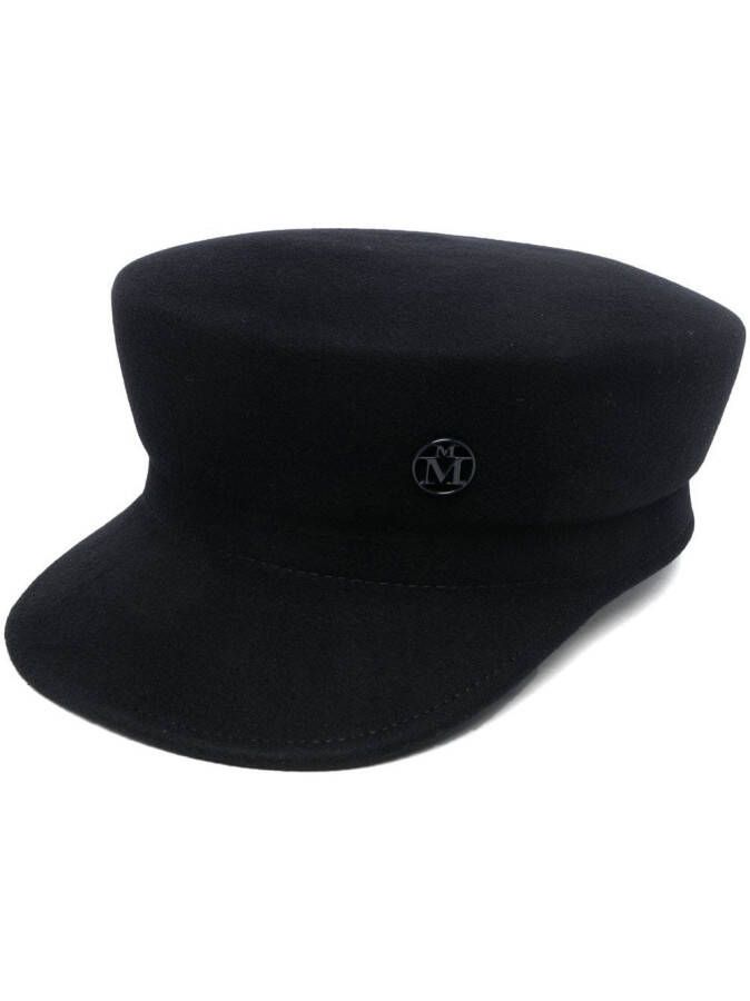 Maison Michel Pet met logoplakkaat Blauw