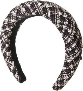 Maison Michel Miwa 3D tweed headband Zwart