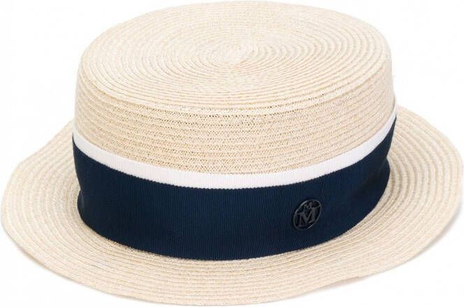 Maison Michel Auguste strohoed Beige