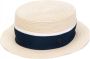 Maison Michel Auguste strohoed Beige - Thumbnail 1