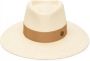 Maison Michel Panama rieten hoed Beige - Thumbnail 1