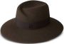 Maison Michel Virginie felt Fedora hat Bruin - Thumbnail 1