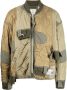 Maison MIHARA YASUHIRO Bomberjack met patchwork Groen - Thumbnail 1