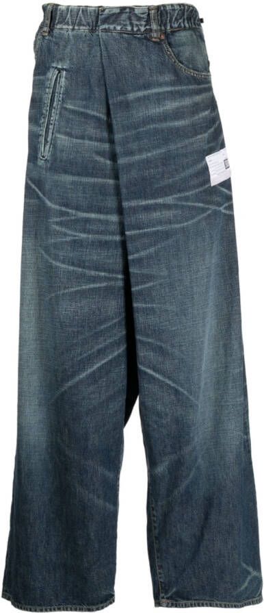 Maison Mihara Yasuhiro Slim-fit jeans Blauw