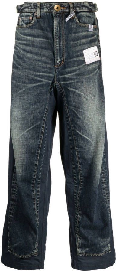 Maison Mihara Yasuhiro Straight jeans Blauw