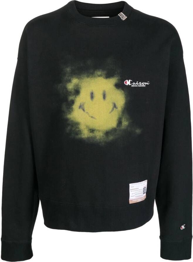 Maison MIHARA YASUHIRO Trui met print Zwart
