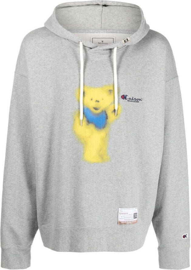 Maison MIHARA YASUHIRO Hoodie met print Grijs