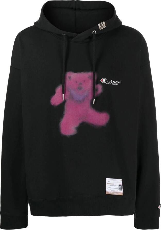 Maison MIHARA YASUHIRO x Champion hoodie met grafische print Zwart